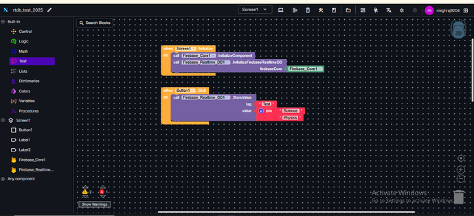 Screenshot test