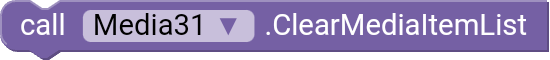 ClearMediaItemList